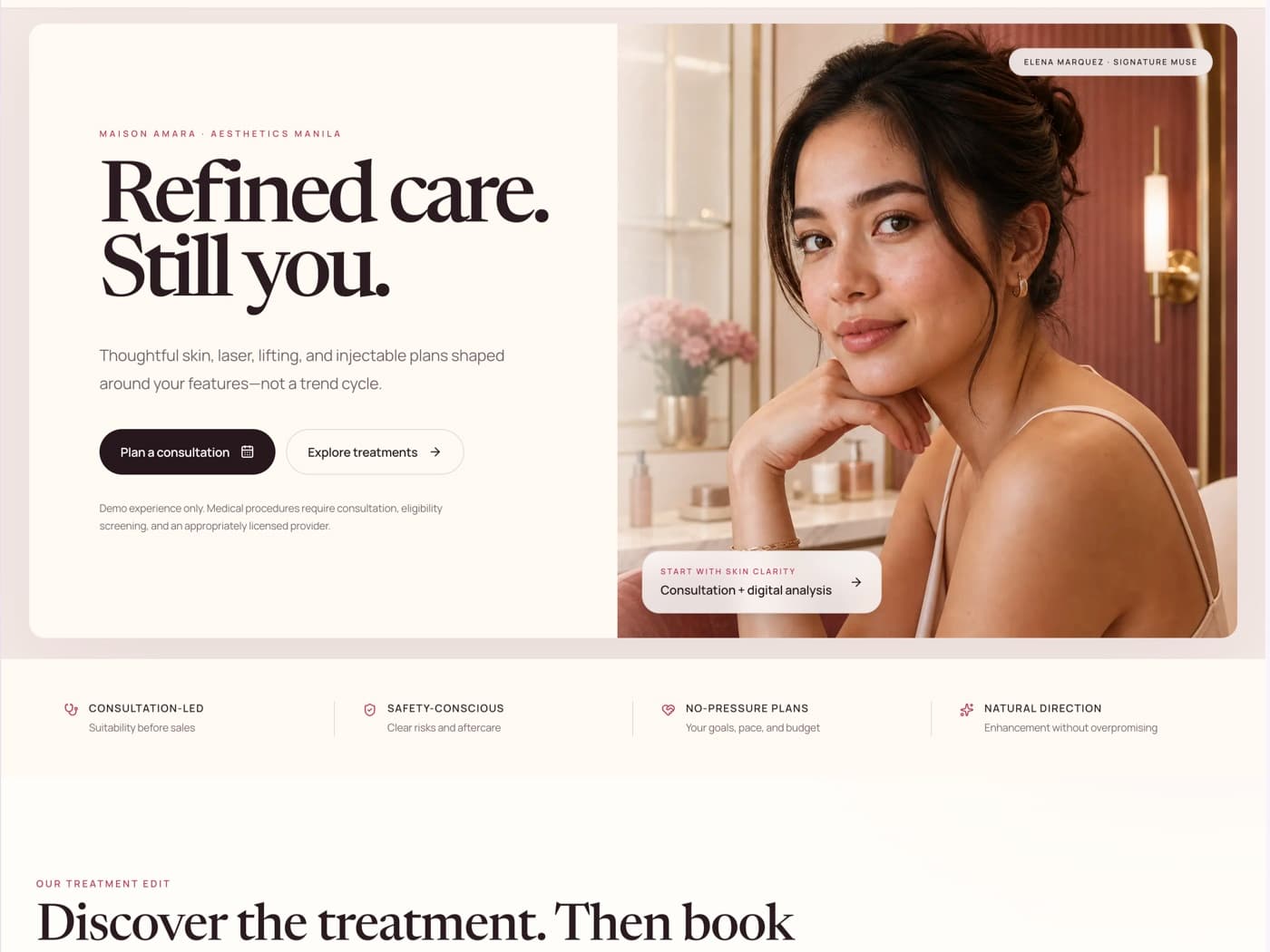 Maison Amara website preview