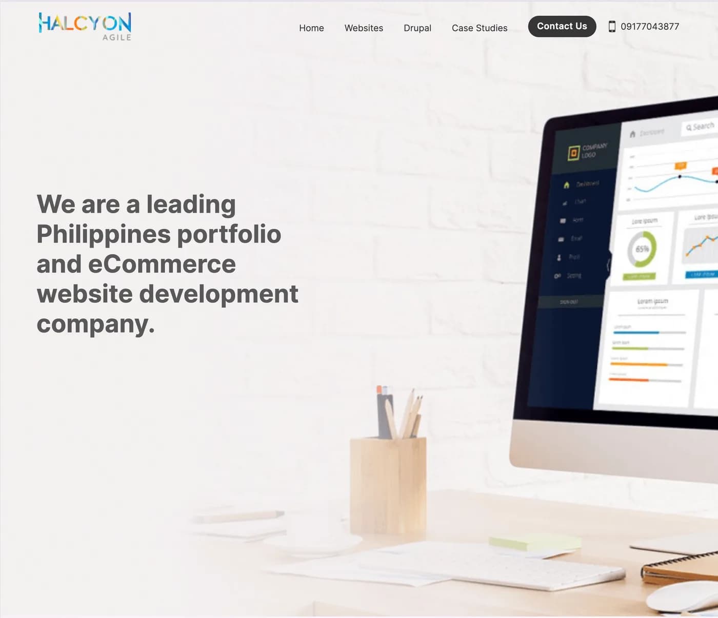 Halcyon Agile website preview